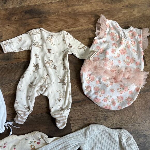 Lot of 6 Baby Outfits Various Sizes & Brands see INFO Bambi Thumper Pink Tutu - Picture 6 of 17